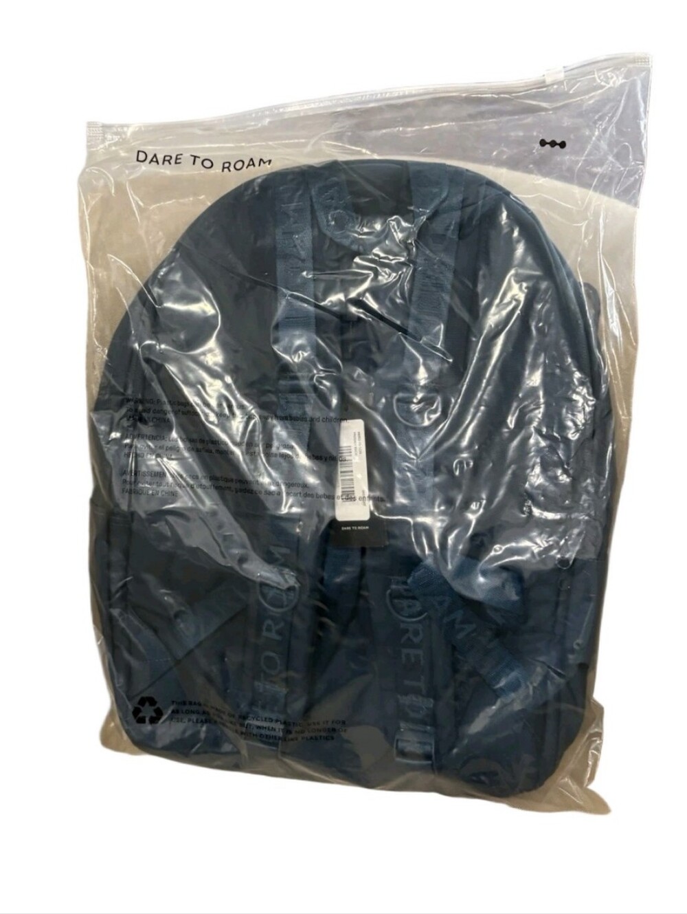 DTR Backpack Dark Blue Water Resistant Antimicrobial Backpack - Picture 4 of 11